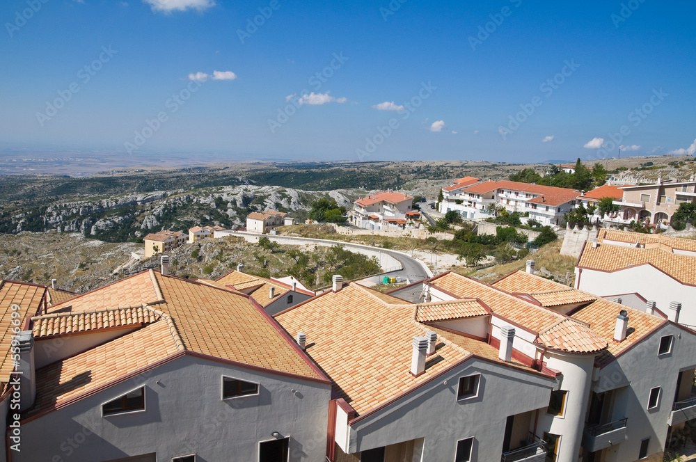 Panoramic view of Monte Sant'Angelo. Puglia. Italy. Panoramic view of Monte Sant'Angelo. Puglia. Italy.