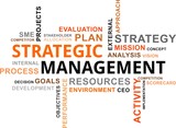 word cloud - strategic management