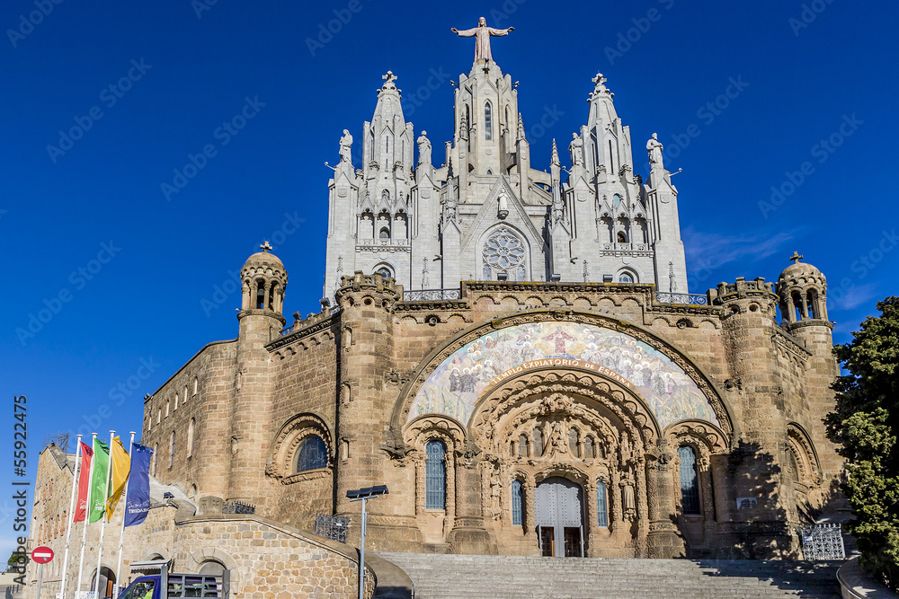 Expiatory Church of Sacred Heart of Jesus, Barcelona, Spain