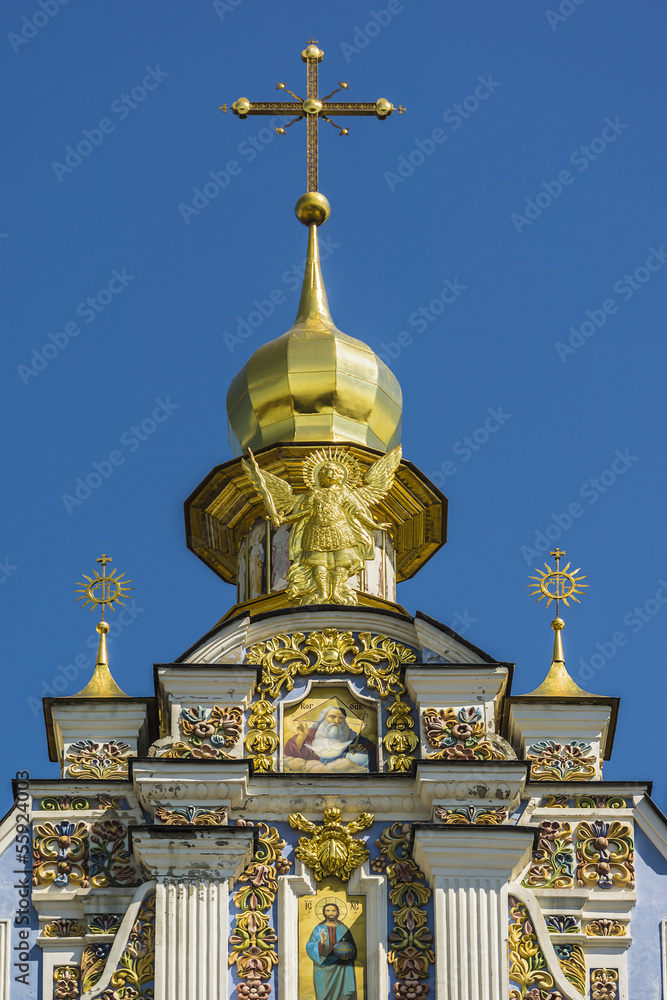 Saint Michael's Golden-Domed Cathedral, Kyiv, Ukraine, Europe.