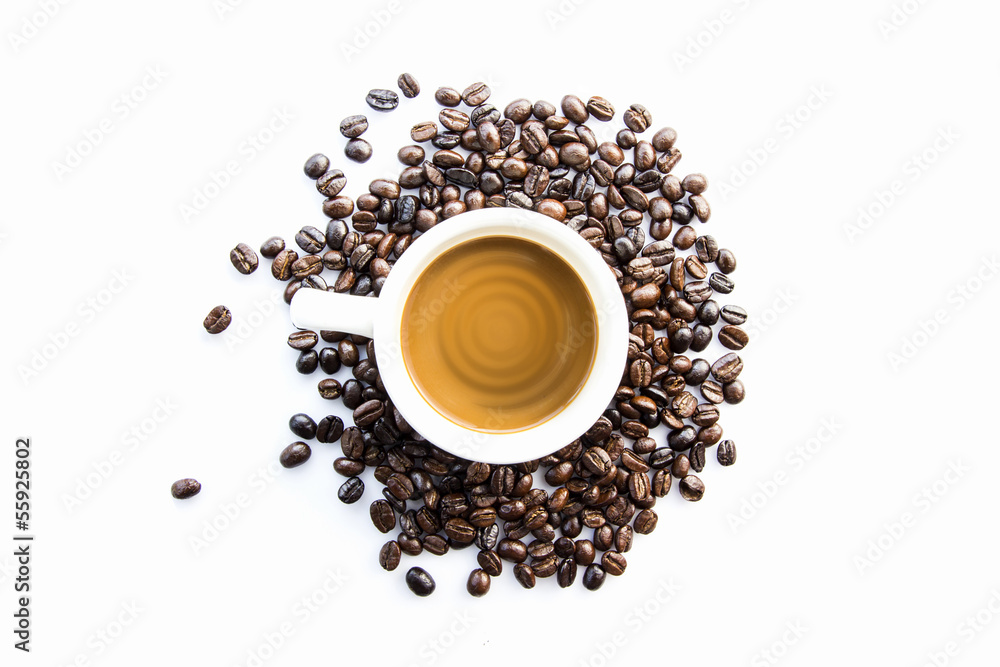 Naklejka premium Coffee