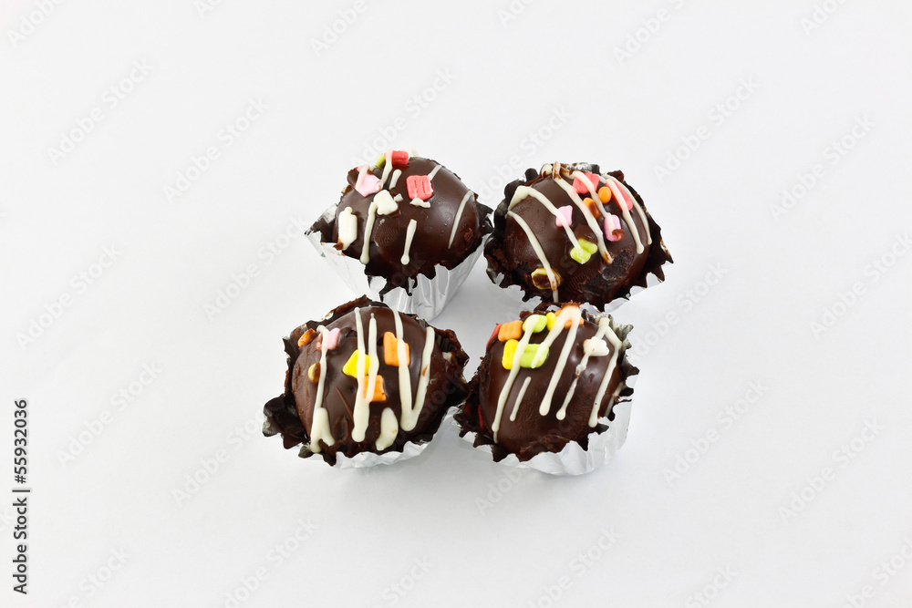 Fototapeta premium Chocolate ball.