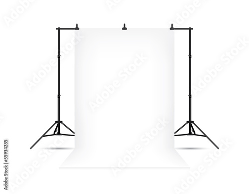 White photo background. Vector EPS10.