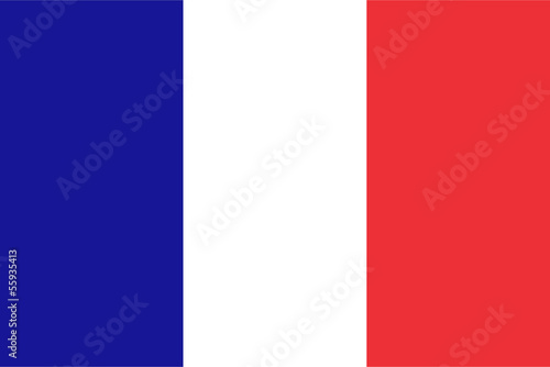 French flag Fototapet