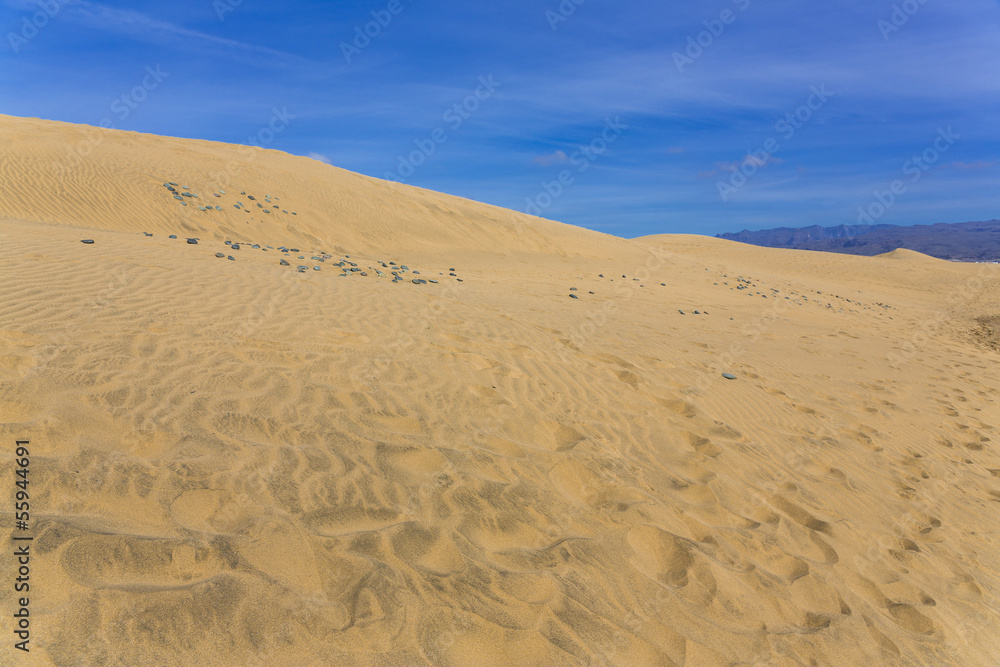 Maspalomas Duna - Desert in Canary island Gran Canaria Maspalomas Duna - Desert in Canary island Gran Canaria