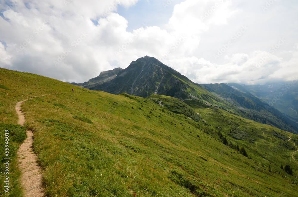 Valpelouse et les Grands Moulins dans le massif de Belledonne.