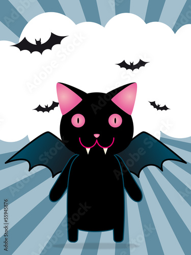 chauve souris chat