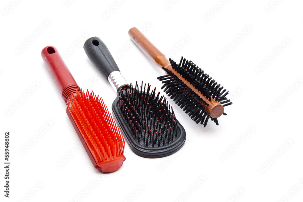 Verschiedene Haarbürsten Verschiedene Haarbürsten