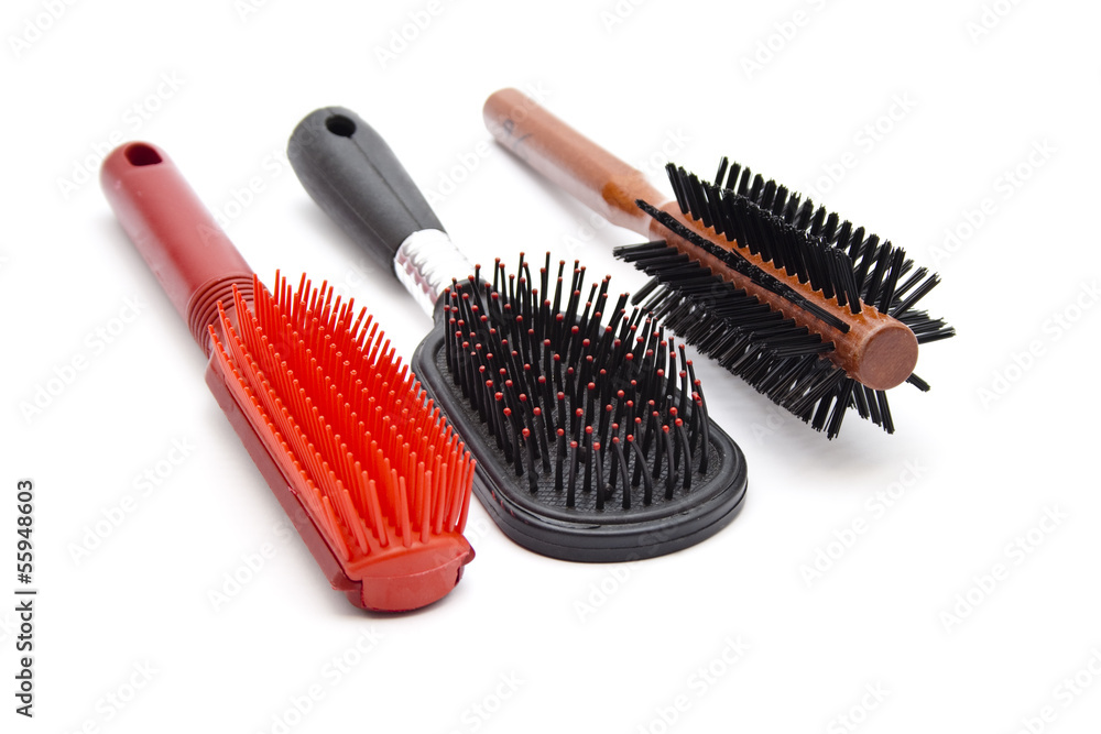 Verschiedene Haarbürsten Verschiedene Haarbürsten