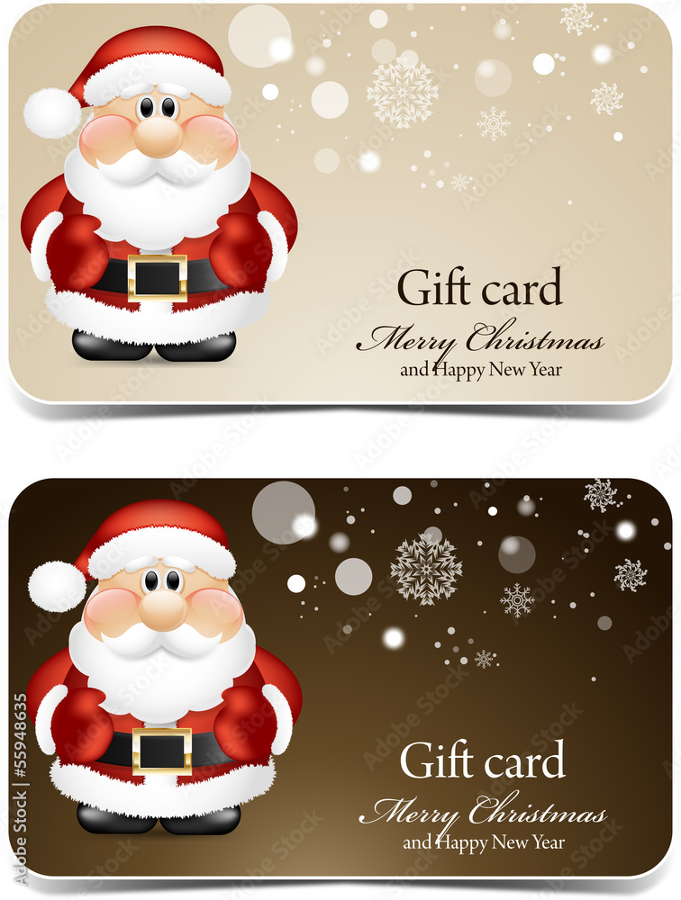 Merry Christmas and New Year Gift card Merry Christmas and New Year Gift card