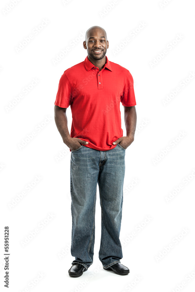 Fototapeta premium Handsome Black Man Portrait