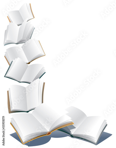 Flying books