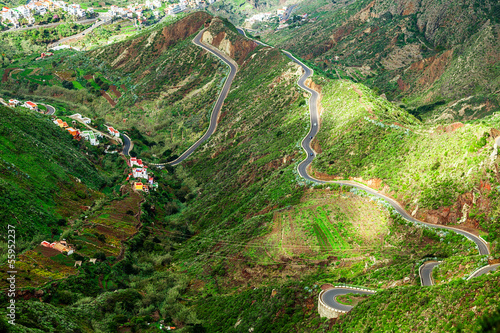 Mountain Road in Taganana