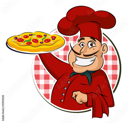 cook pizza