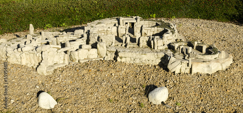 The Temple of MNAJDRA of Malta.