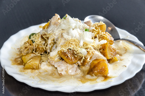Dahi Vada, An indian street food.