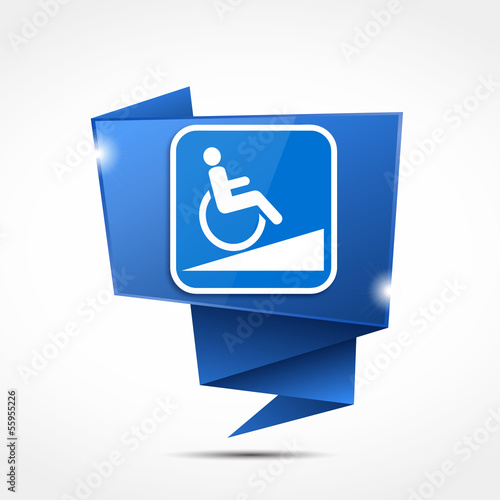 bulle origami : accessibilité handicap moteur