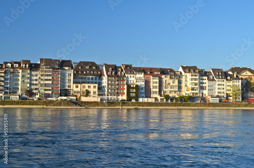 River Houses on the Rhine, Basel, Switzerland