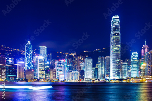 Hong Kong at night