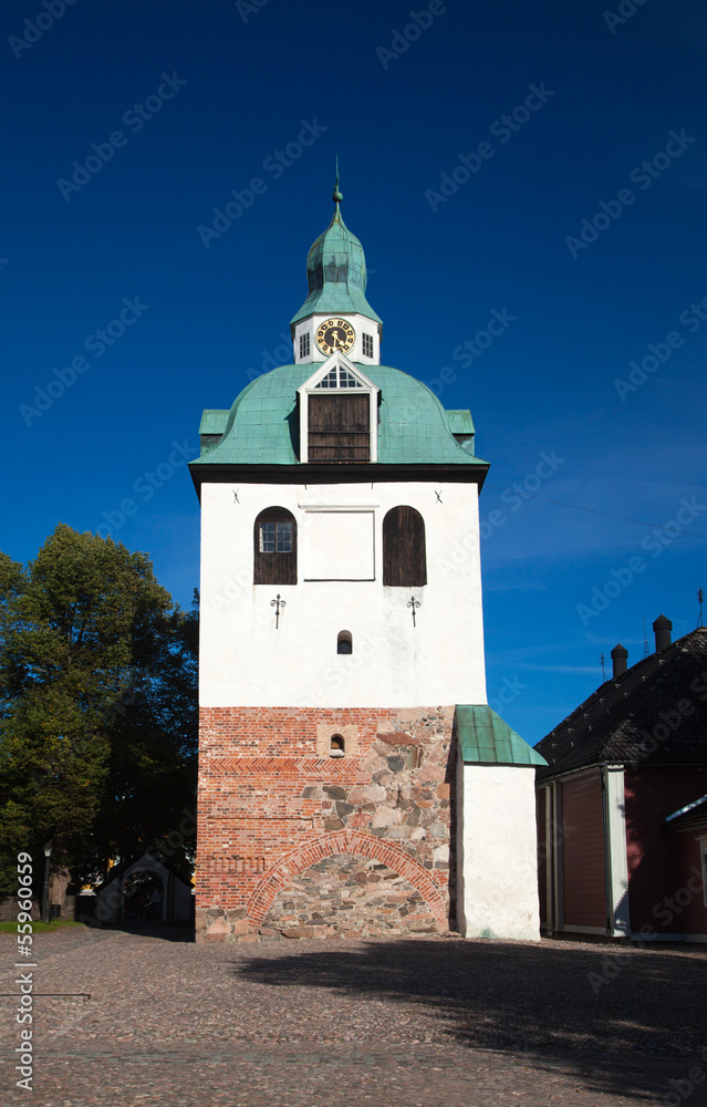 Porvoo cathedral clocktower