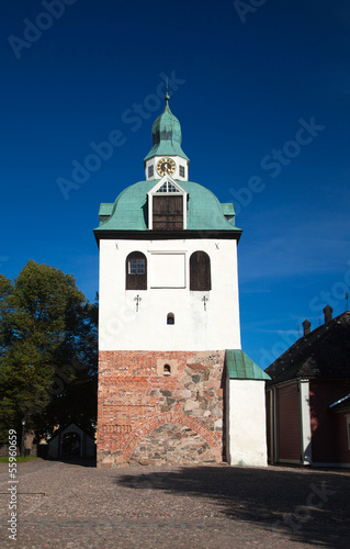 Porvoo cathedral clocktower