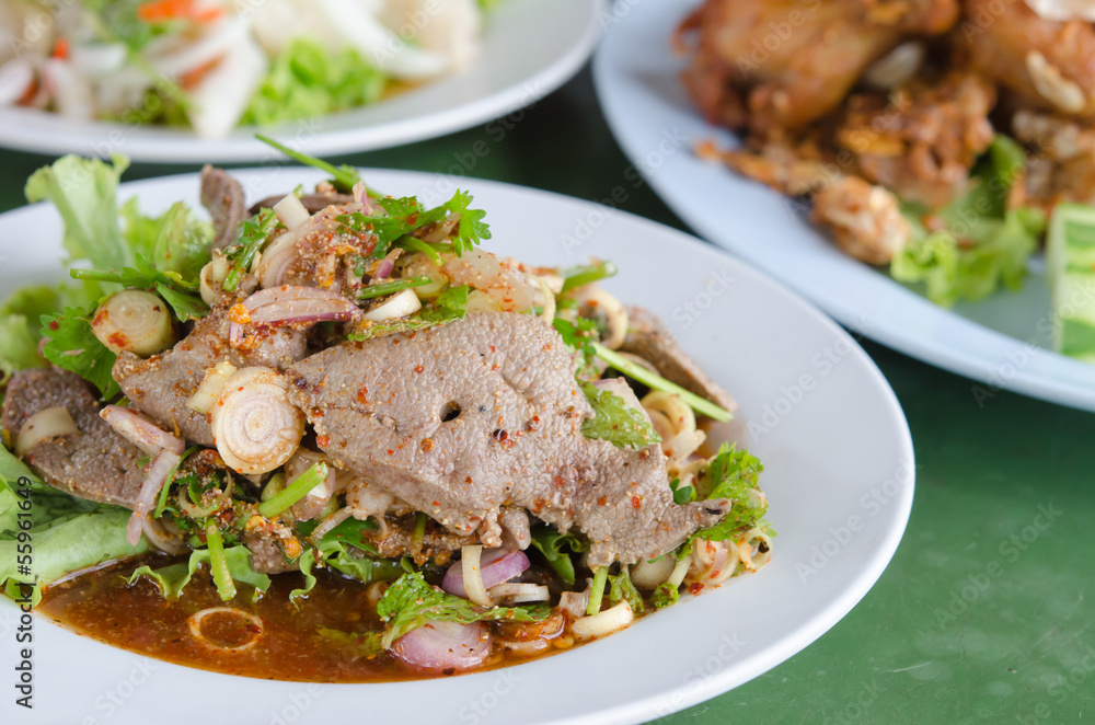 spicy liver salad spicy liver salad