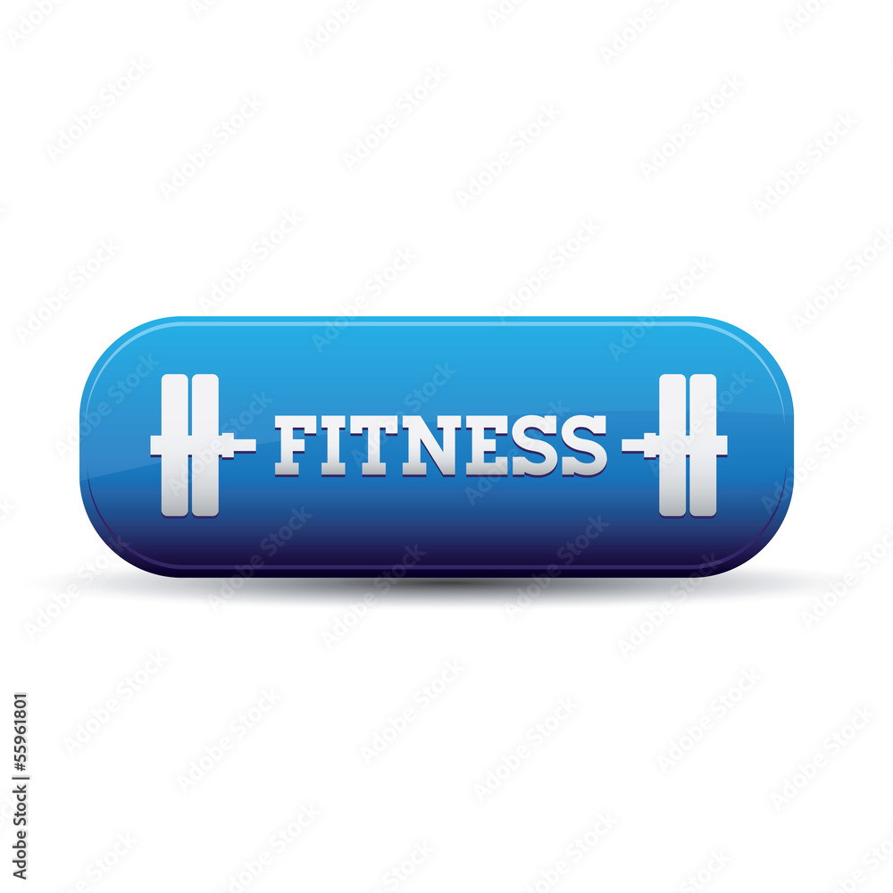 Fitness and Healthy Exercise Word Fitness and Healthy Exercise Word