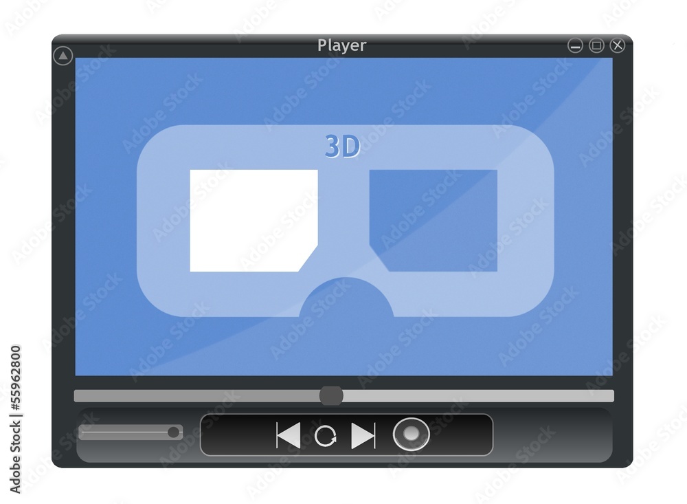 Lunettes 3D dans un lecteur vidéo Lunettes 3D dans un lecteur vidéo
