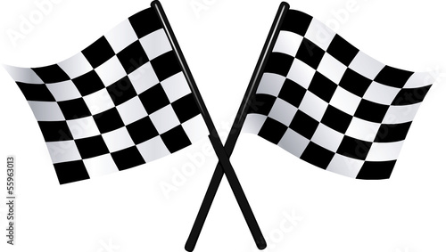 checkered vector flags