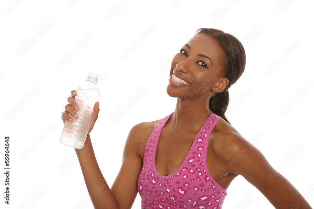 Happy Young Woman Working Out and Doing Fitness Activities Happy Young Woman Working Out and Doing Fitness Activities