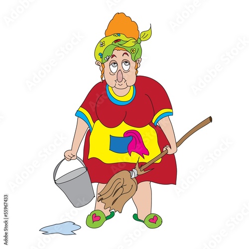 Cleaning lady