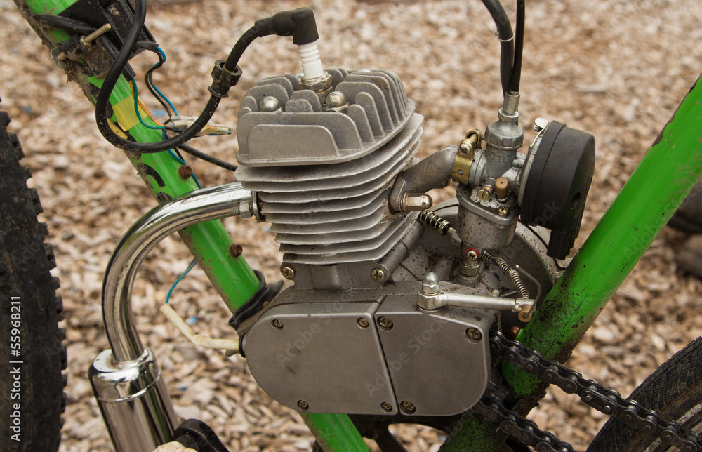 Fototapeta premium Bike 2_Stroke Motor