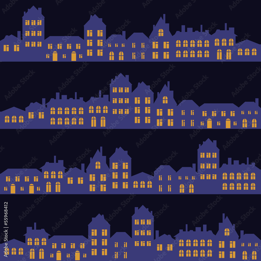 night streets pattern