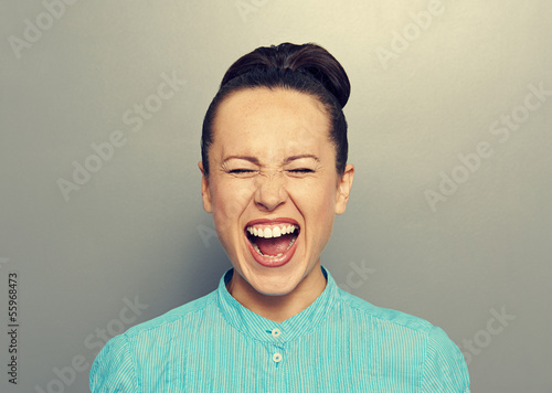 screaming young girl