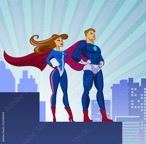 Super Heroes - Male and Female