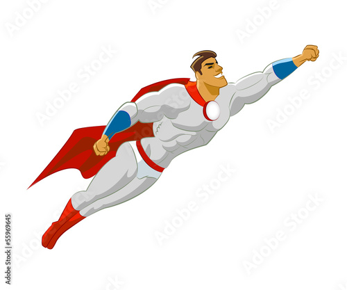 Superhero flying