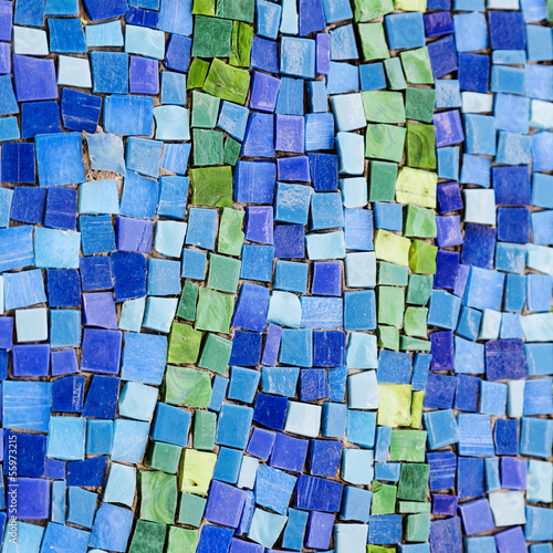 Colourful mosaic pattern