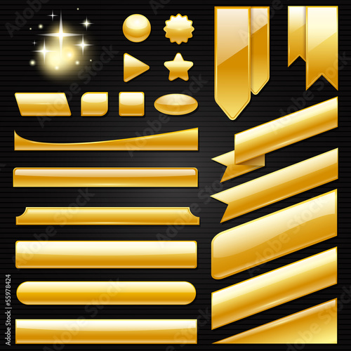 Gold Button