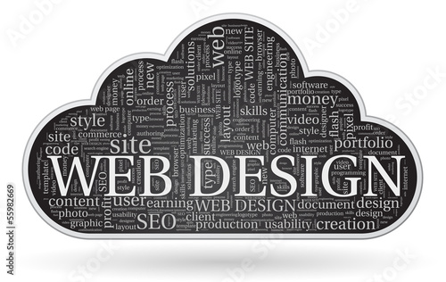 web design tagcloud