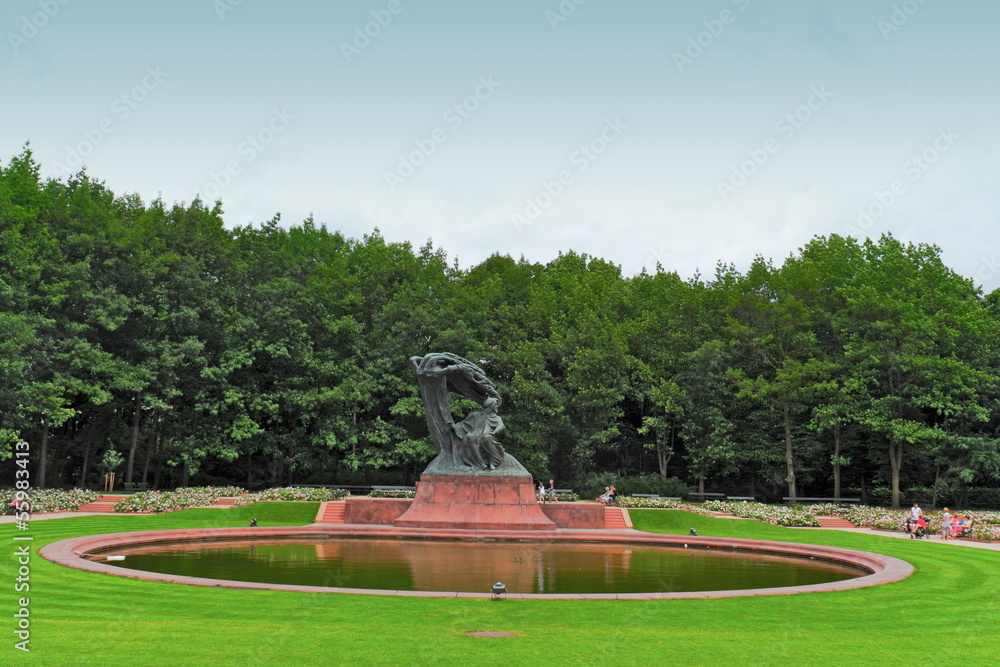 Fototapeta premium Fryderyk-Chopin-Denkmal