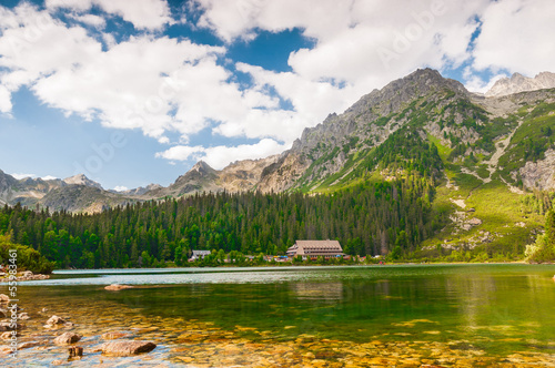 Beautiful Lake in High Tatra of Slovakia