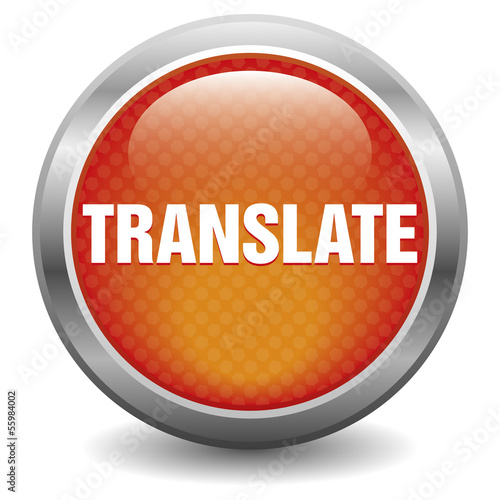 Red translate icon