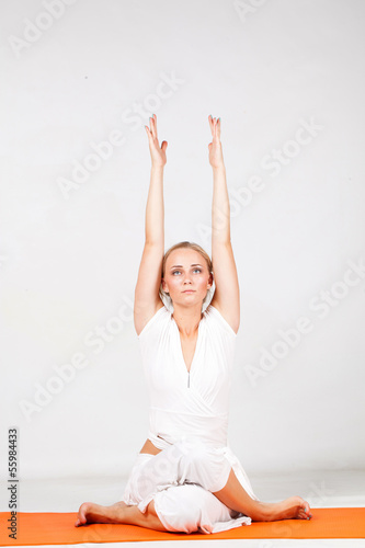 Fototapeta Naklejka Na Ścianę i Meble -  Yoga exercise