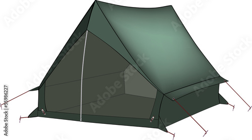 Green tent