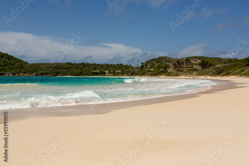 Golden Sandy Beach at Half Moon Bay Antigua © Sarah Cheriton-Jones