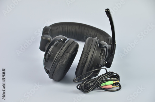 headset is a combination of headphone and microphone.