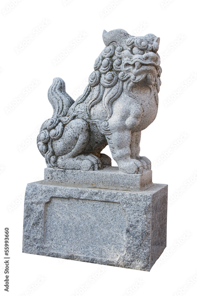 Lion statue