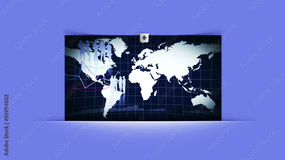 Business Concept in Paper Cut, Loop Business Concept in Paper Cut, Loop