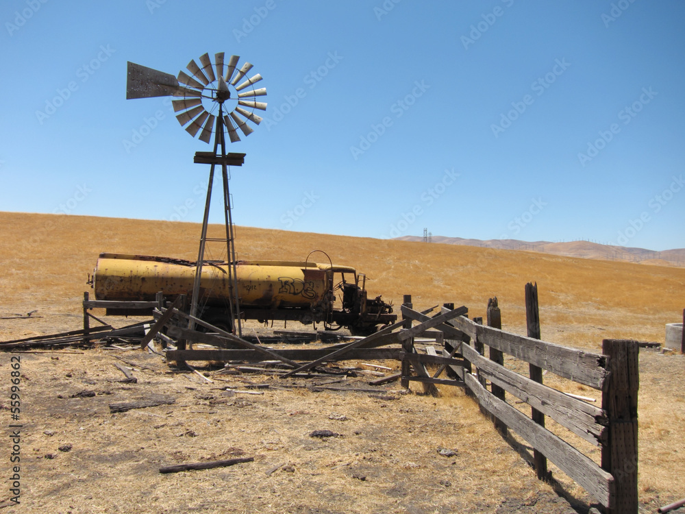 Old abandoned farm