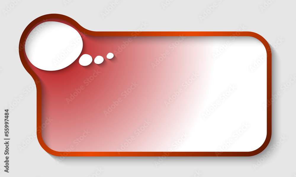 red vector text box with speech bubble red vector text box with speech bubble